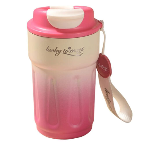 تراول ماگ مدل Lucky دماسنج دار ظرفیت 420ml تراول ماگ مدل Lucky دماسنج دار ظرفیت 420ml