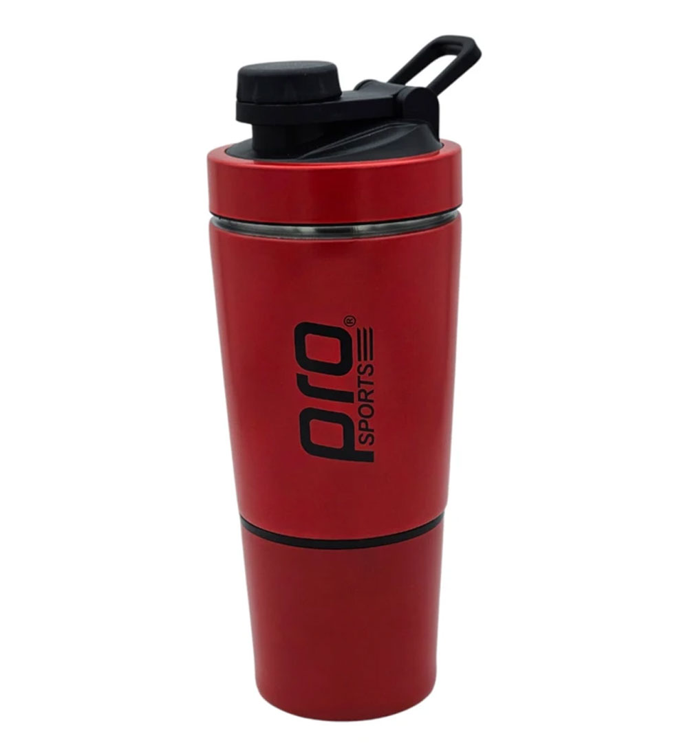 شیکر استیل دو تکه درپیچی مدل پرواسپرت ظرفیت 0.6 لیتر شیکر استیل دو تکه درپیچی مدل پرواسپرت ظرفیت 0.6 لیتر