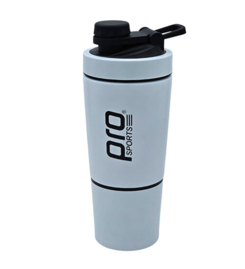 شیکر استیل دو تکه درپیچی مدل پرواسپرت ظرفیت 0.6 لیتر شیکر استیل دو تکه درپیچی مدل پرواسپرت ظرفیت 0.6 لیتر