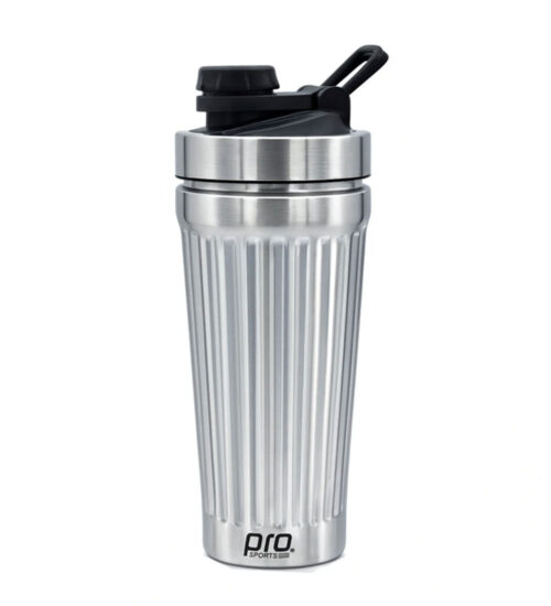 شیکر استیل درپیچی مدل پرواسپرت ظرفیت 0.75 لیتر شیکر استیل درپیچی مدل پرواسپرت ظرفیت 0.75 لیتر