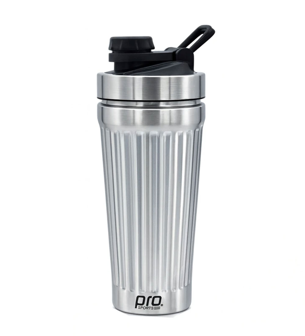 شیکر استیل درپیچی مدل پرواسپرت ظرفیت 0.75 لیتر شیکر استیل درپیچی مدل پرواسپرت ظرفیت 0.75 لیتر