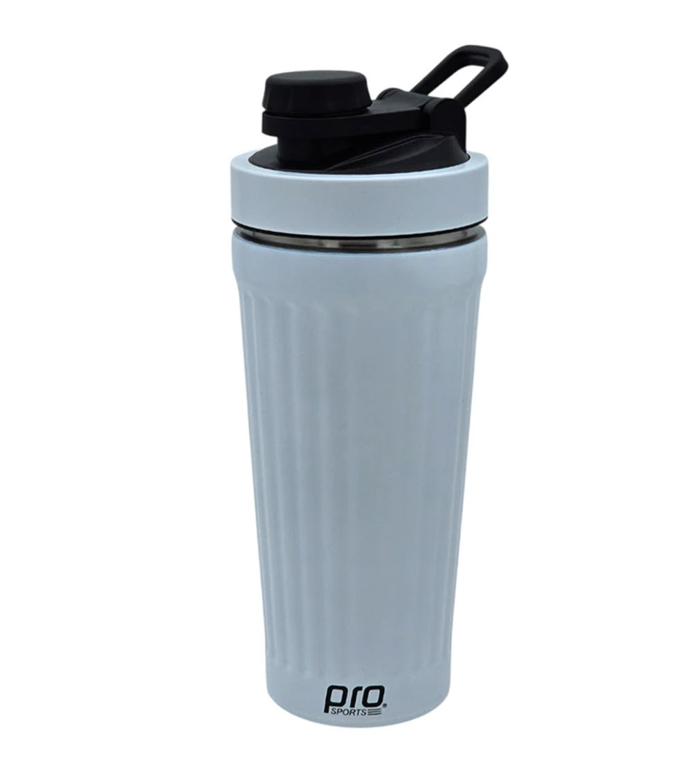 شیکر استیل درپیچی مدل پرواسپرت ظرفیت 0.75 لیتر شیکر استیل درپیچی مدل پرواسپرت ظرفیت 0.75 لیتر