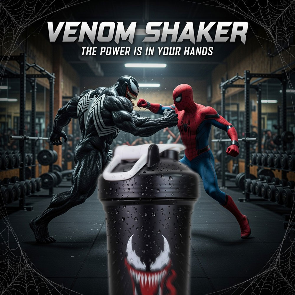 شیکر شیکر ورزشی مدل ونوم ظرفیت ۱ لیتر شیکر شیکر ورزشی مدل ونوم ظرفیت ۱ لیتر