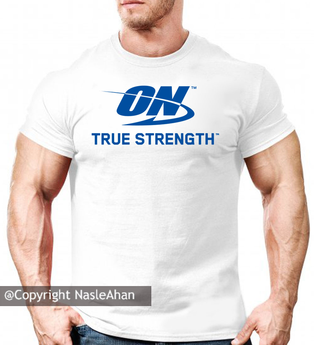 تیشرت سفید Optimum Nutrition