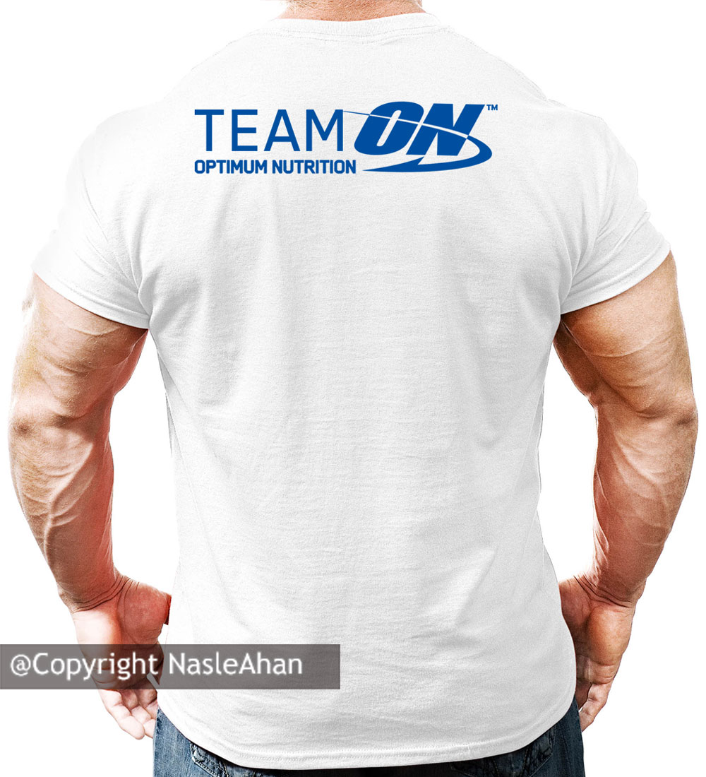 تیشرت سفید Optimum Nutrition