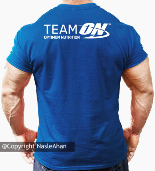 تیشرت آبی Optimum Nutrition تیشرت آبی Optimum Nutrition