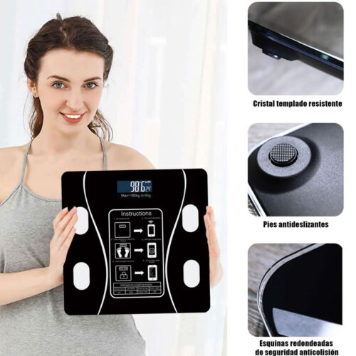 ترازوی هوشمند بلوتوثی چندمنظوره قابل شارژ ترازوی هوشمند بلوتوثی چندمنظوره قابل شارژ