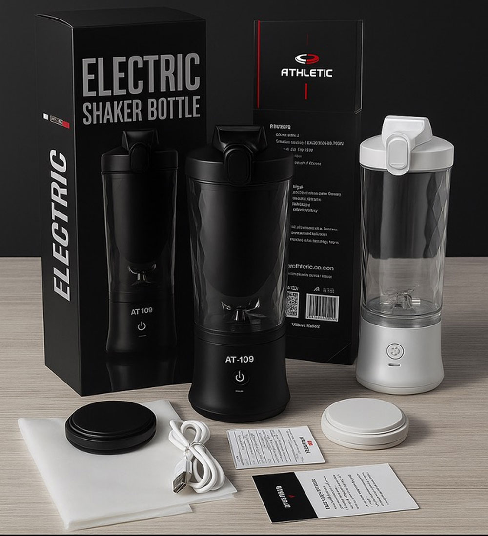 شیکر ورزشی برقی مدل Athletic ظرفیت 600ml