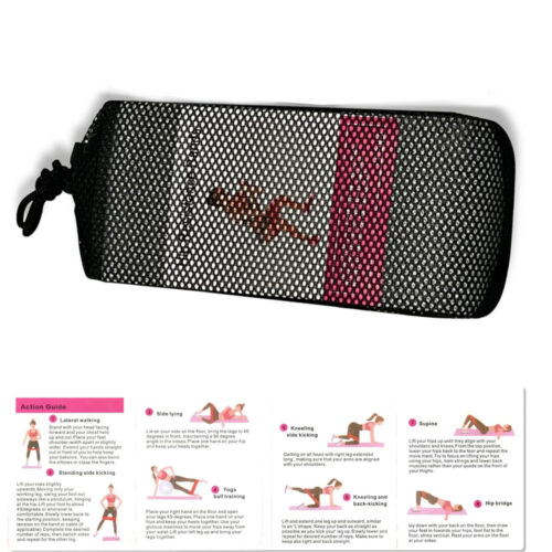 کش لوپ پارچه ای مدل Sport Plus Hip Band پک سه عددی کش لوپ پارچه ای مدل Sport Plus Hip Band پک سه عددی