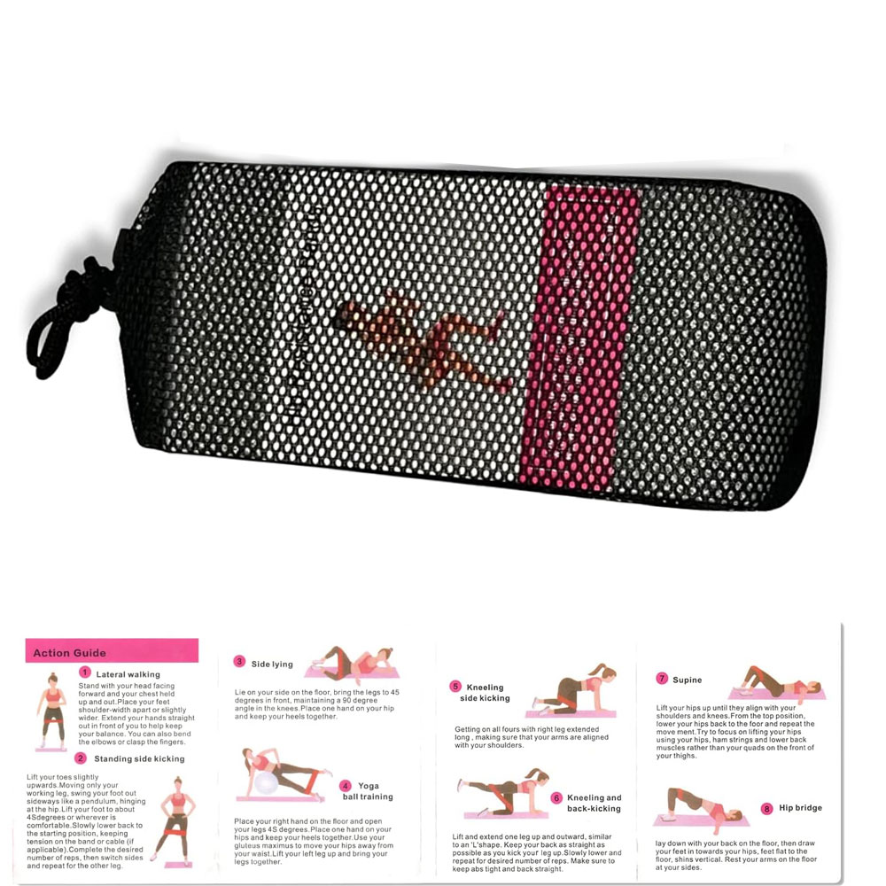 کش لوپ پارچه ای مدل Sport Plus Hip Band پک سه عددی کش لوپ پارچه ای مدل Sport Plus Hip Band پک سه عددی