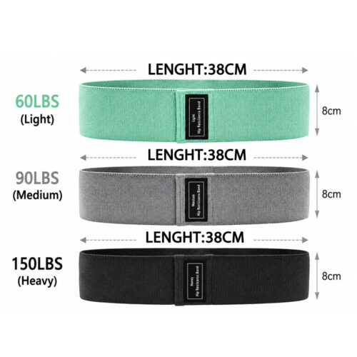 کش لوپ پارچه ای مدل Sport Plus Hip Band پک سه عددی کش لوپ پارچه ای مدل Sport Plus Hip Band پک سه عددی