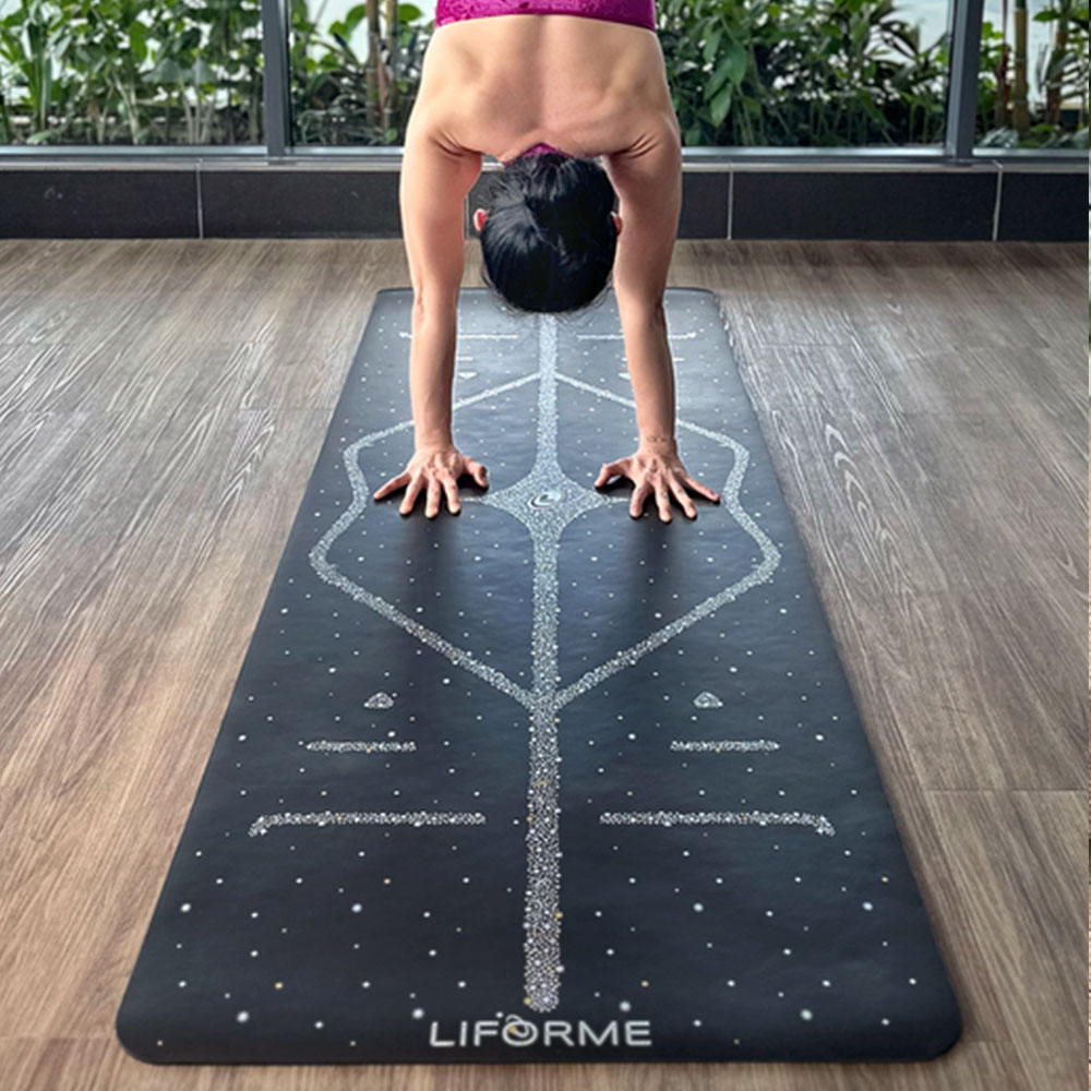 مت تمرین یوگا PU لایفرمی مدل Liforme Magic Galaxy